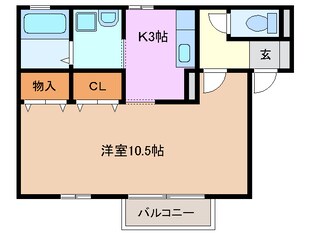 川越富洲原駅 徒歩12分 1階の物件間取画像